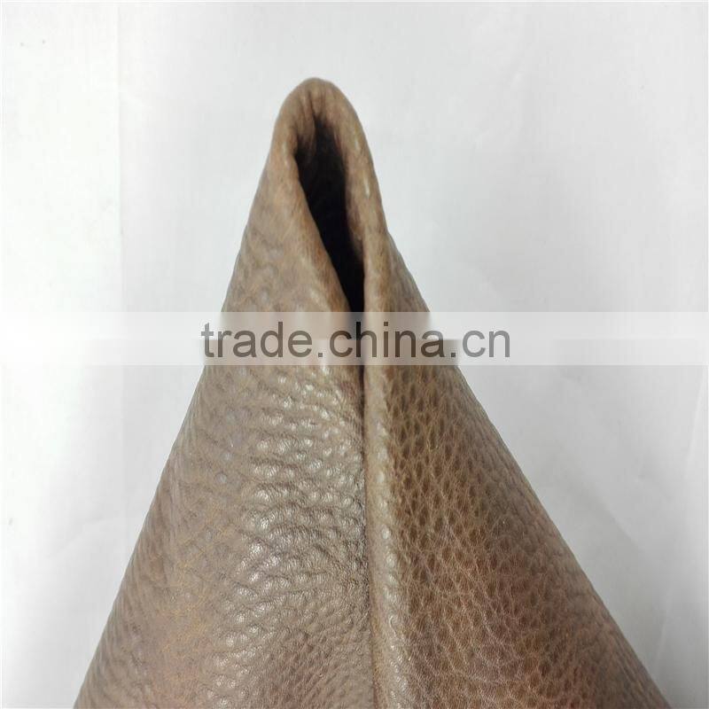 Genuine barton print cow split leather for safety shoes upper