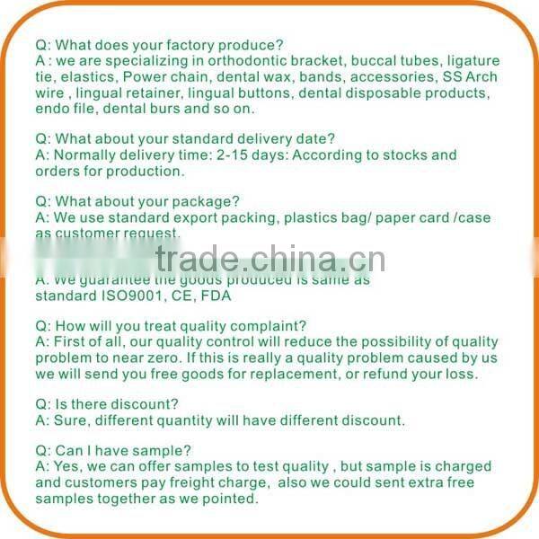 brace for teeth 0.018/0.022 orthodontic clear ceramic bracket
