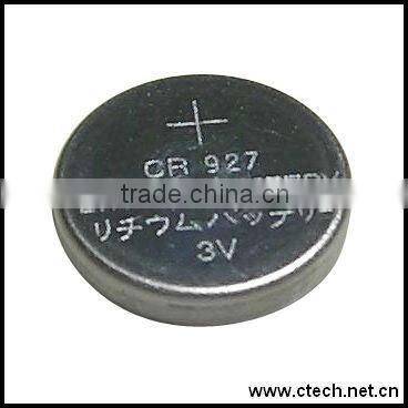 Lithium battery cr927 3v button cell