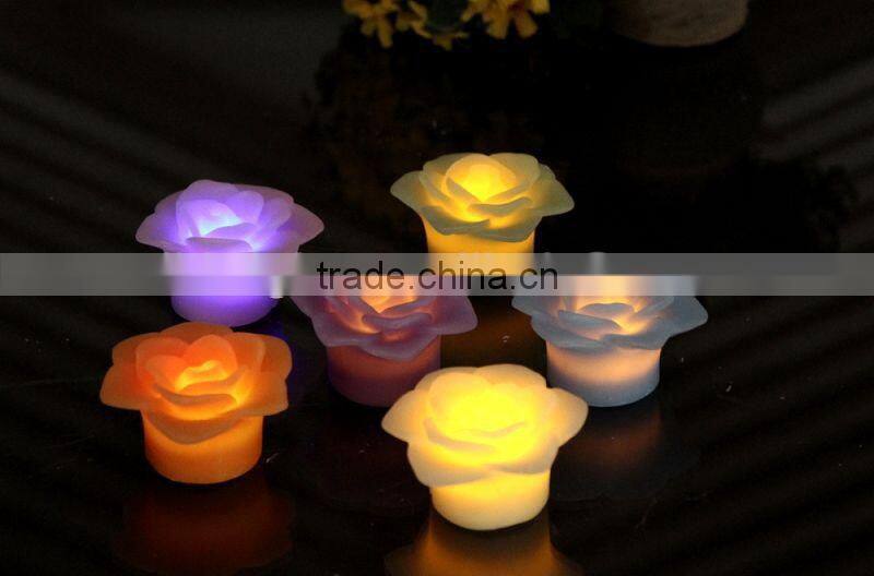Rose Shaped led candles