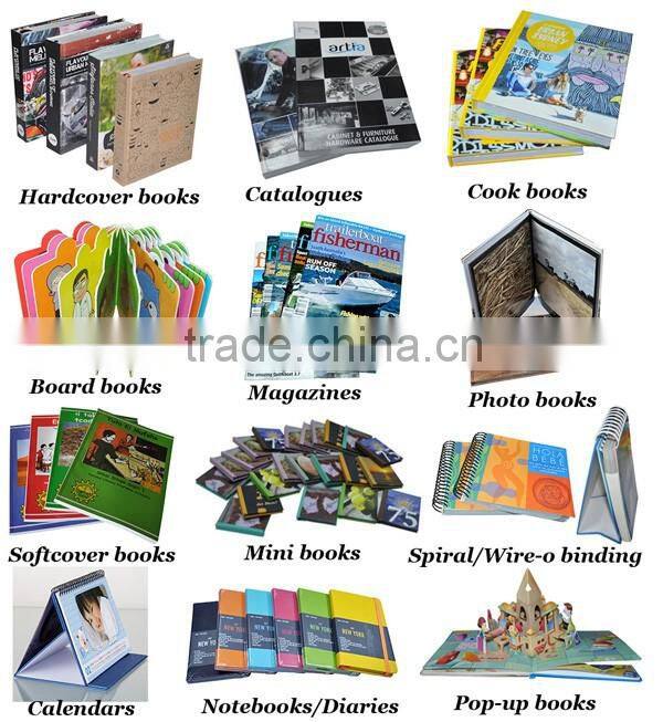 Coated Paper,Offset paper and Printing casebound book printing