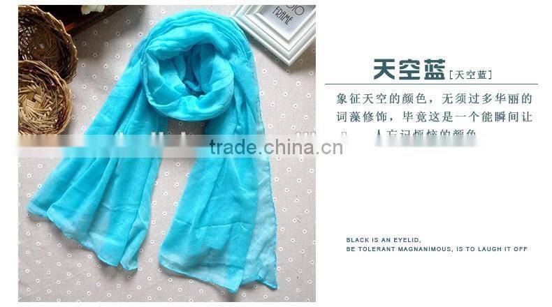 Wholesale Fashion Hot Popular Sprinkling Silver Women Plain Cotton Muslim Hijab