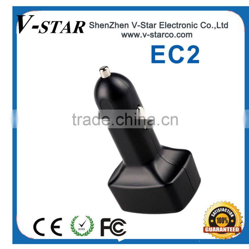 Wholesale Best Quality Dual Mini Bullet Dual USB 2-port Car Charger Adaptor