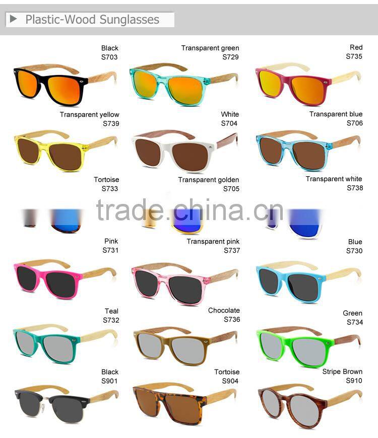 Natural Bamboo Sunglasses Personalized Wooden Glasses Eye Glasses Case With Customized logo