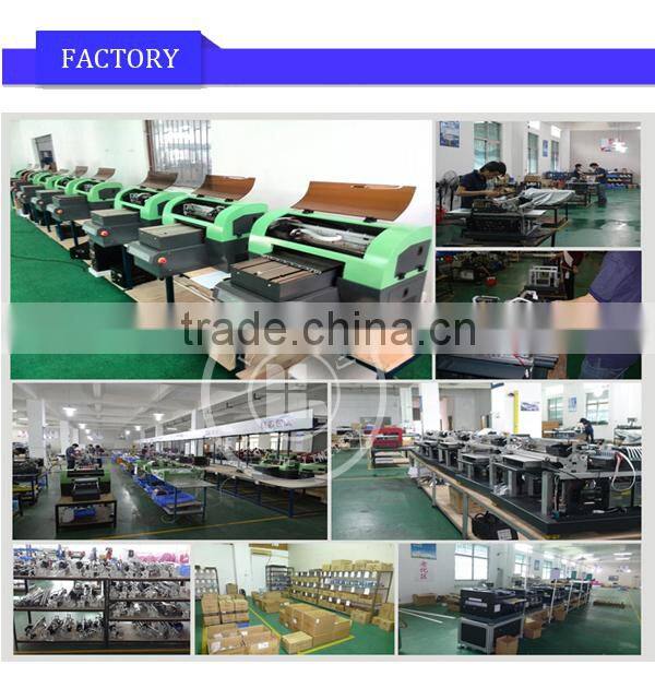 Digital a3 size 6 color mobile cover printer embossing effect from China factory