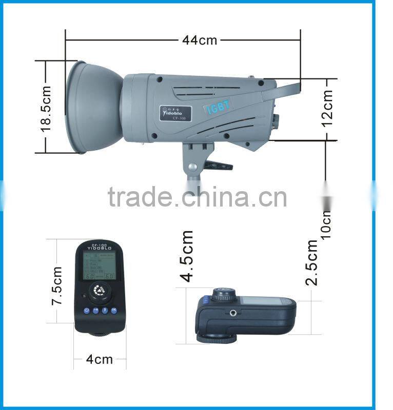 CF-300 300W electronical studio battery powered stage can usd flashing lighting