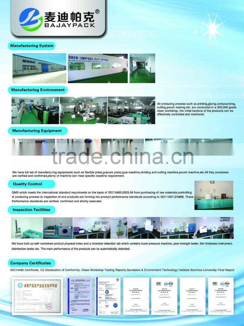 Sterilization Medical Coated Paper Roll For Medical Device