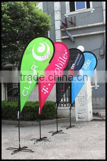 Customized Knife flag/beach banner/feather flag flying banner