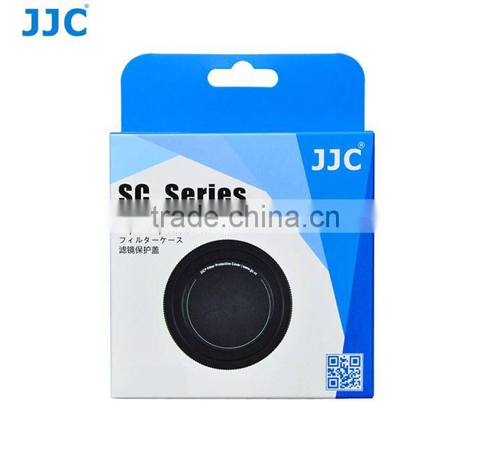 JJC 46mm Metal Screw-In Lens Cap Filter Stack Strorage Case for Camera Filter