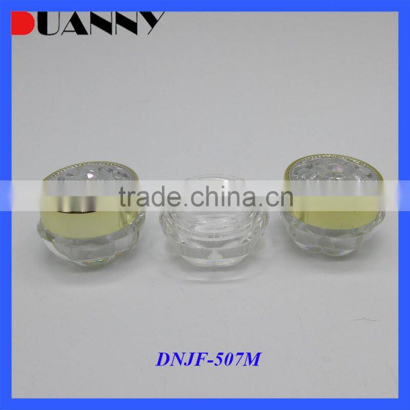 Cosmetic Cream Empty Jar Acrylic Cream Jar Flower Shape Cosmetic Plastic Jar