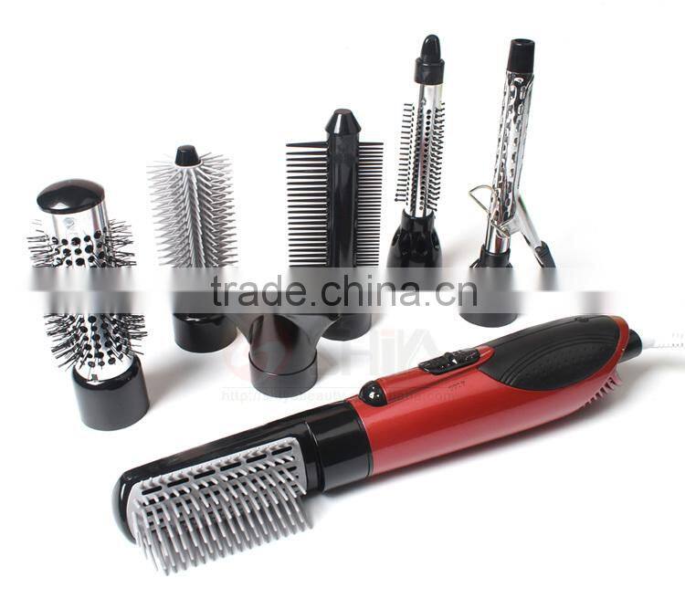 Plastic Bristle Multi-functional Magic Hot Air Styler Roller Brush Pro Salon Hair Dryer Comb And Hair Straightener Factory