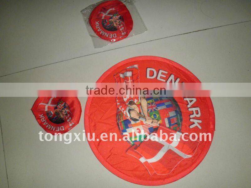 2011 fashion foldable nylon Frisbee