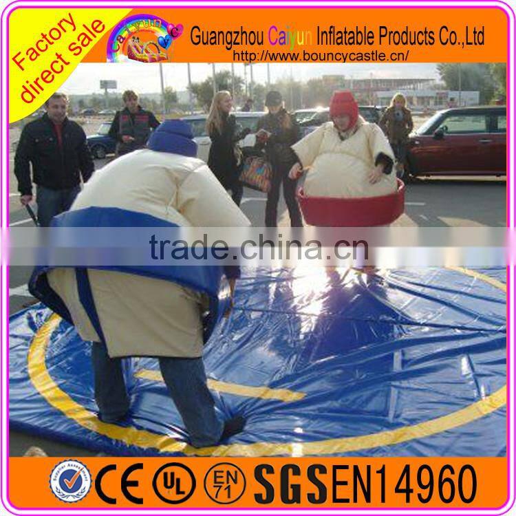 Cheap Fighting Inflatable Sumo Wrestling Suit in stock for kids and adults