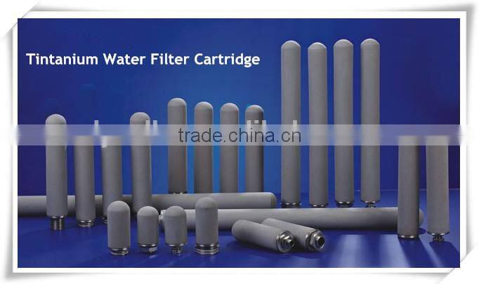 40 inch pure titanium washable water filter cartridge guangzhou with 222 fittings