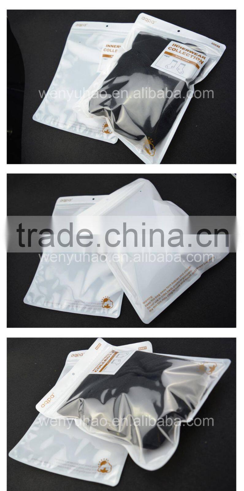 cheap clear garment bags for dresses or others , one side clear bag for clothes