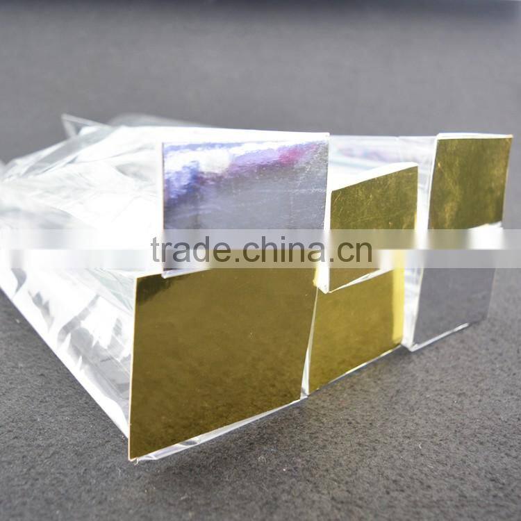 custom size side gusset BOPP bag with paper card , transparent stand up pouch