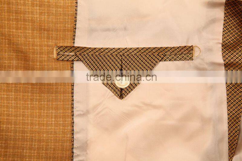 Fashion pink color men suit wear factory direct sale