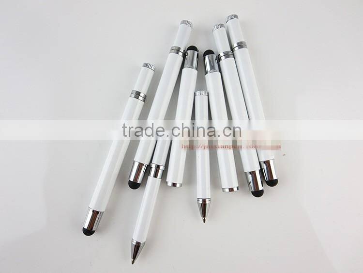 TTO-05 high quality screen touch pen 2 in 1 ballpen , promotional metal stylus ball pen for ipad