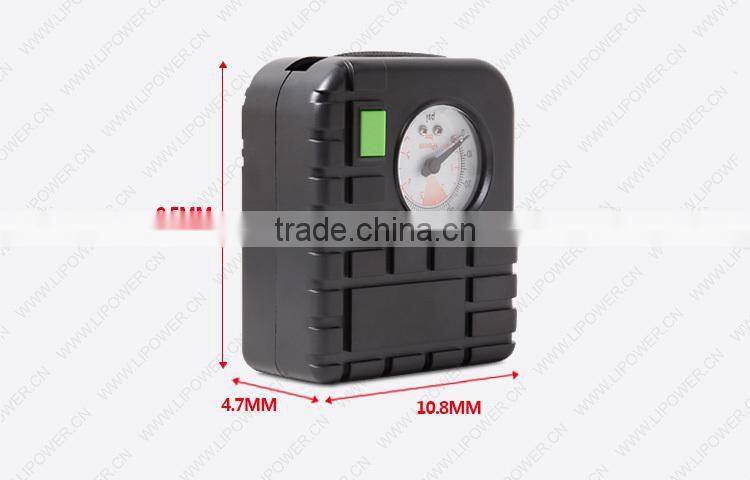 12v mini air compressor tyre inflator air pump fro portable car jump starter