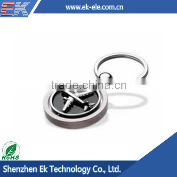 OEM hot sell delicate multicolor custom metal keychain and promotional keyring