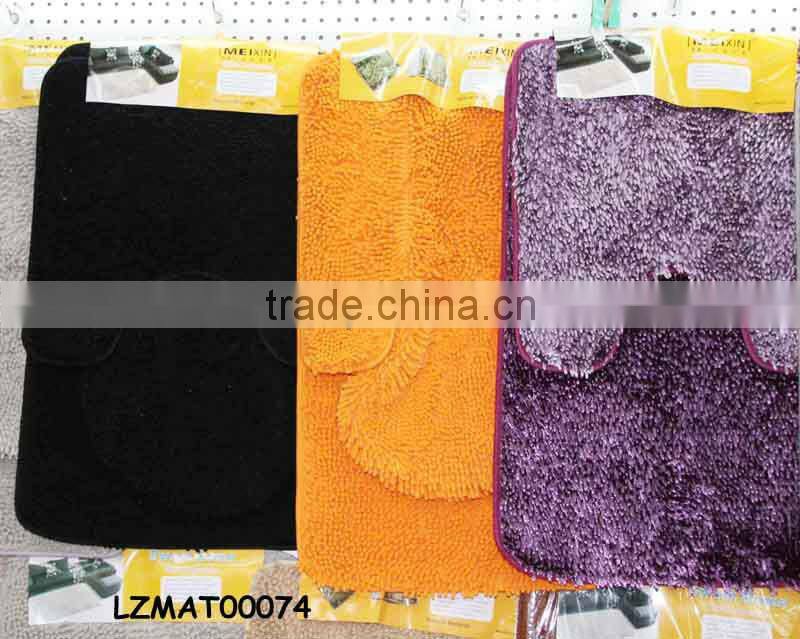 Shaggy bath mat set bath rug LZMAT00141