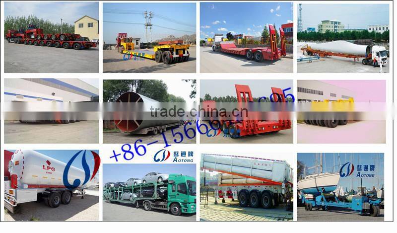 Best selling Aotong brand 2 axle car carrier semi trailer with light weight