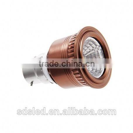 LED spotlight B22 5W COB led spotlight price Warm White-Brown spotlight led
