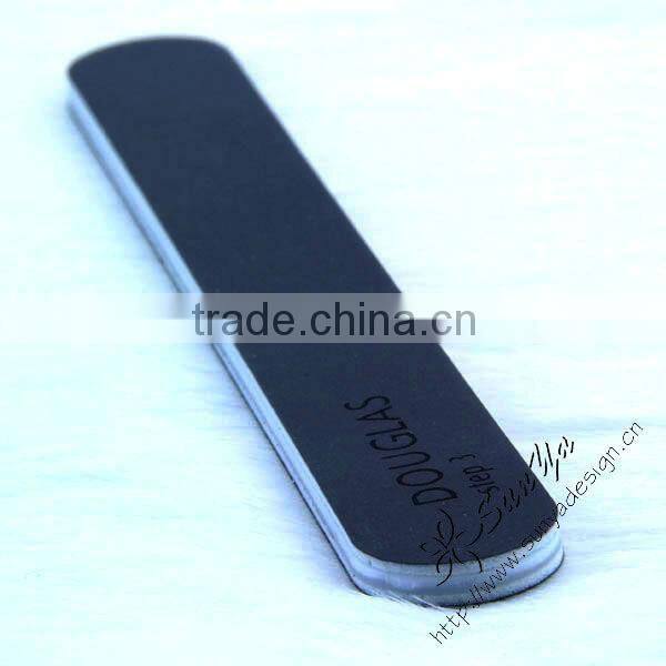 Black color printed nail file