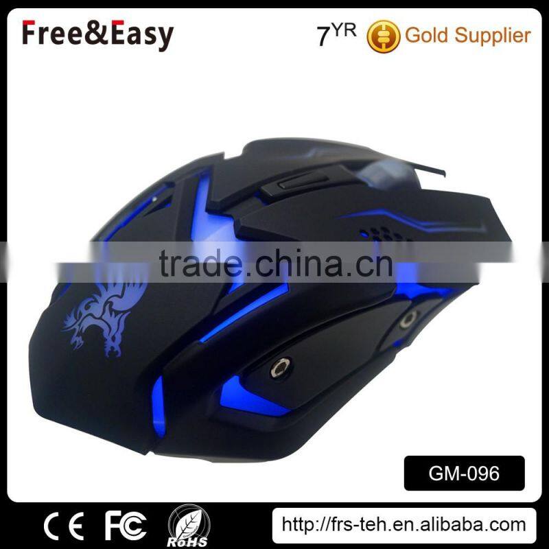 new style high quality mechanical custom logo 7d gaming mouse