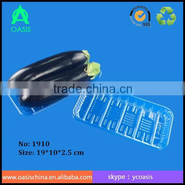 Recyclable Eco-friendly Disposable PET Vegetable Tray