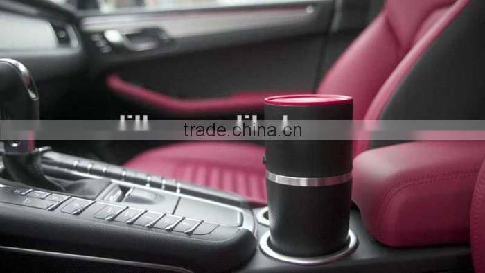 Portable all in one coffee maker with double wall stainless steel tumbler