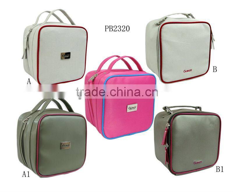 Good quality lady's canvas cosmetic makeup bag