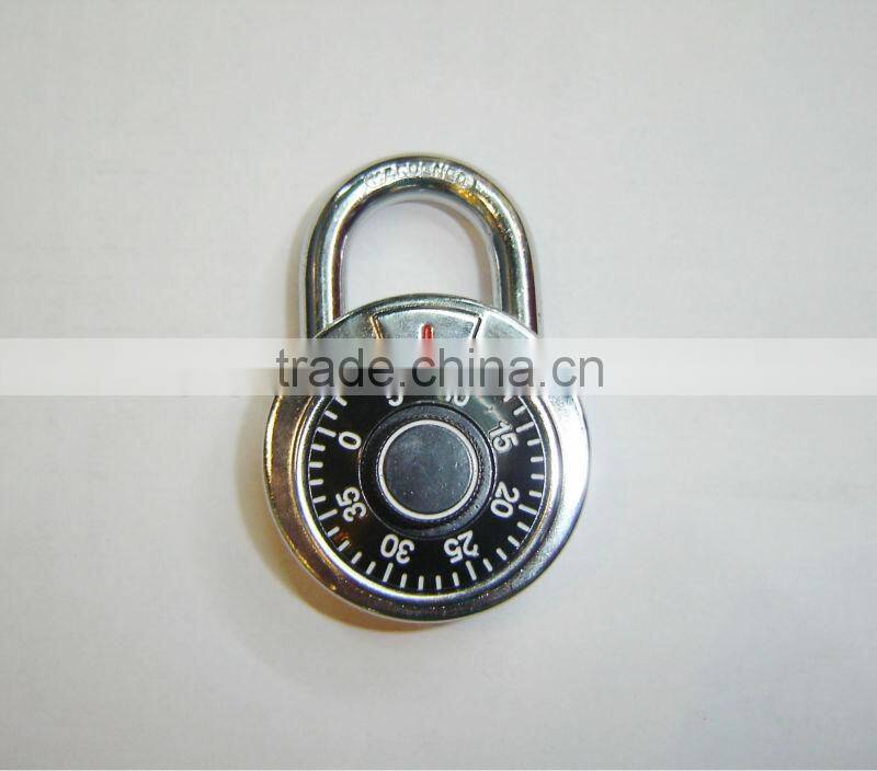 Hot sale Turning wheel 40 number Round lock colorful combination padlock password lock CH-209