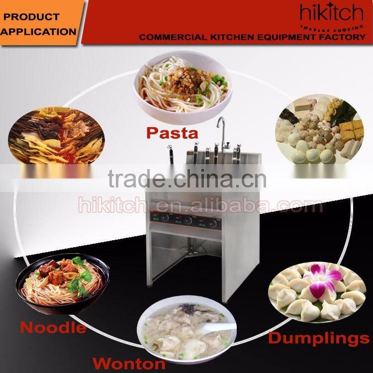 Stainless steel equipment electric chicken and noodles slow cooker with cabinet 6 baskets