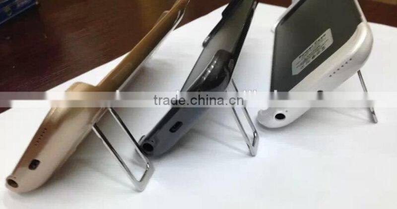 External battery case with LED screen display, 2015 innovative battery pack for i phone 6, factory offer battery cover charger