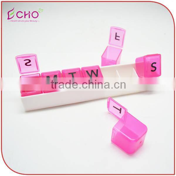 New 7-Day Plastic Pill Box Single Daily Tray