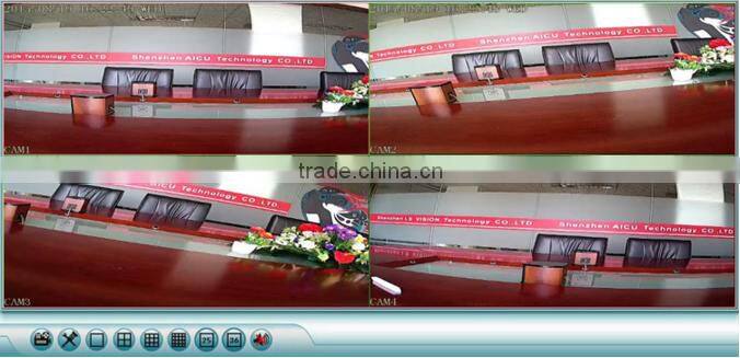 Looline 2.4G Wireless Transmission 4ch 720p P2P Stand Alone Hd NVR Video Surveillance Kit