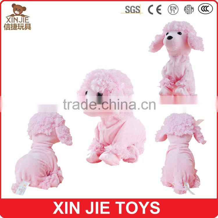 custom plush pet dog toy with music lovely soft talking dog for kids eco-friendly material plush electronic dog toy