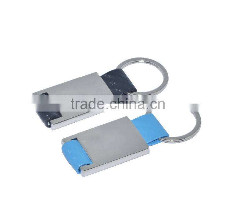 2016 exhibition Custom leather keychain wholesale handmade leather keychain