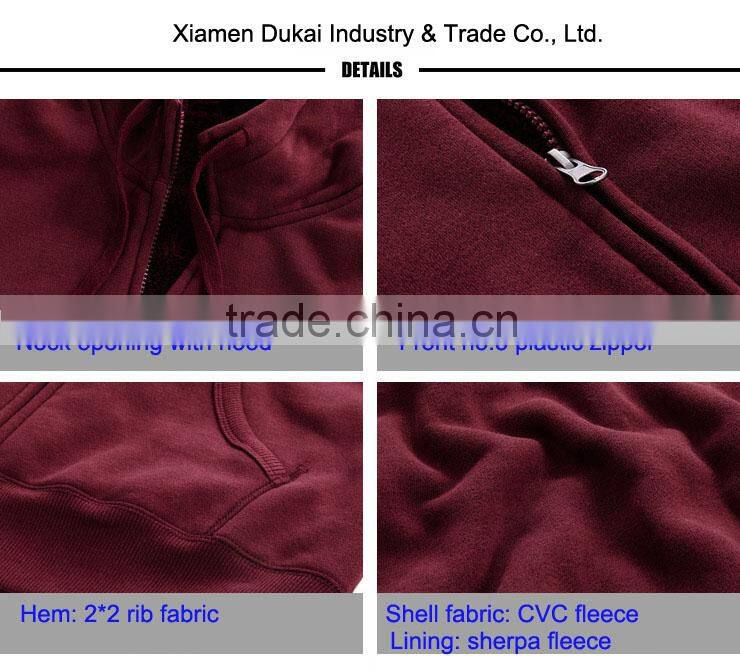 Men's fleece coat, men's sherpa fleece coat, men's kangaroo pocket jacket with hood