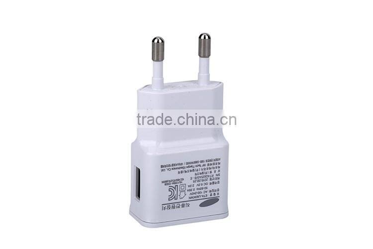 Worldwide ETA-U90KWK original EU plug travel adapter with usb charger for samsung
