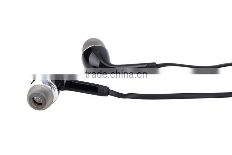 3.5mm connector original black fashion mobile wired earphone for samsung