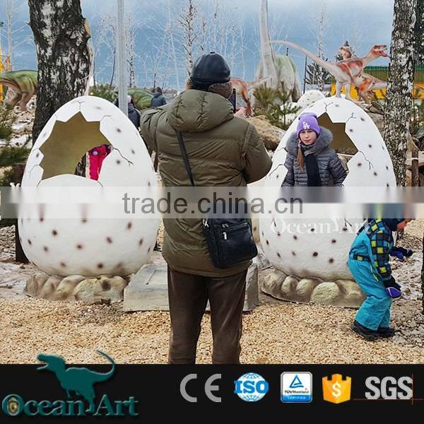 High Quality Life-size Fiberglass Dinosaur Egg