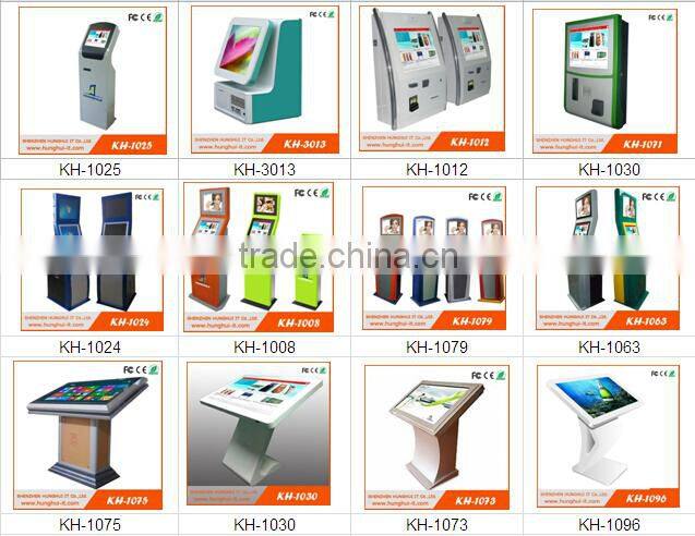 17'' Kiosk Card Reader / Bill Payment Wall Mounted Kiosk / SIM Card Distribution Kiosk
