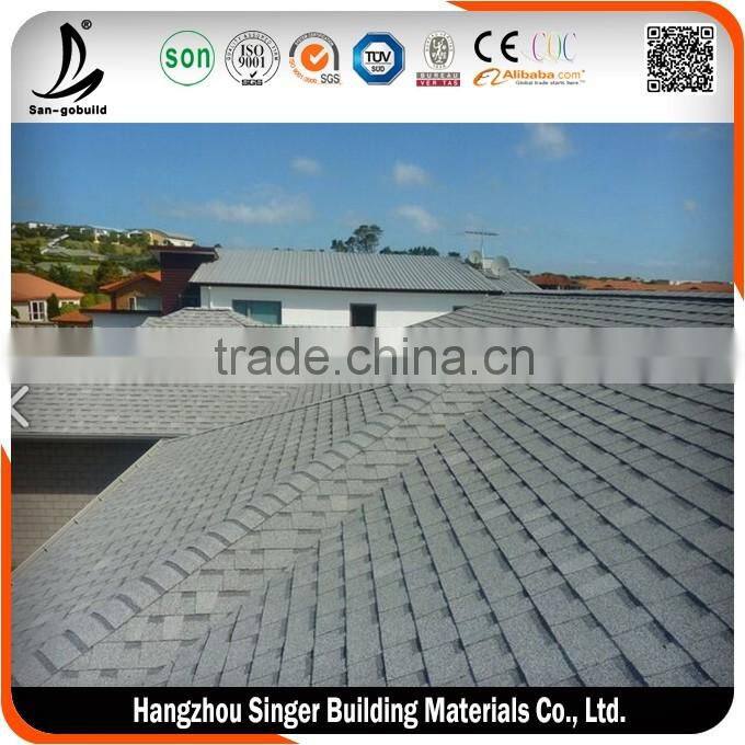 Asphalt shingles roofing for construction material, 3 tab asphalt shingle sheets