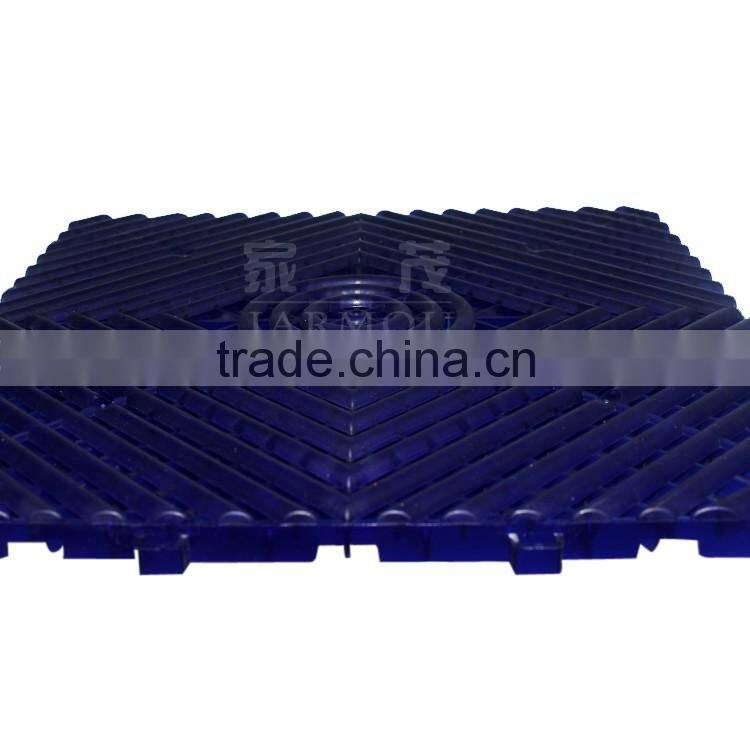 Car wash plastic floor, drainage plastic floor