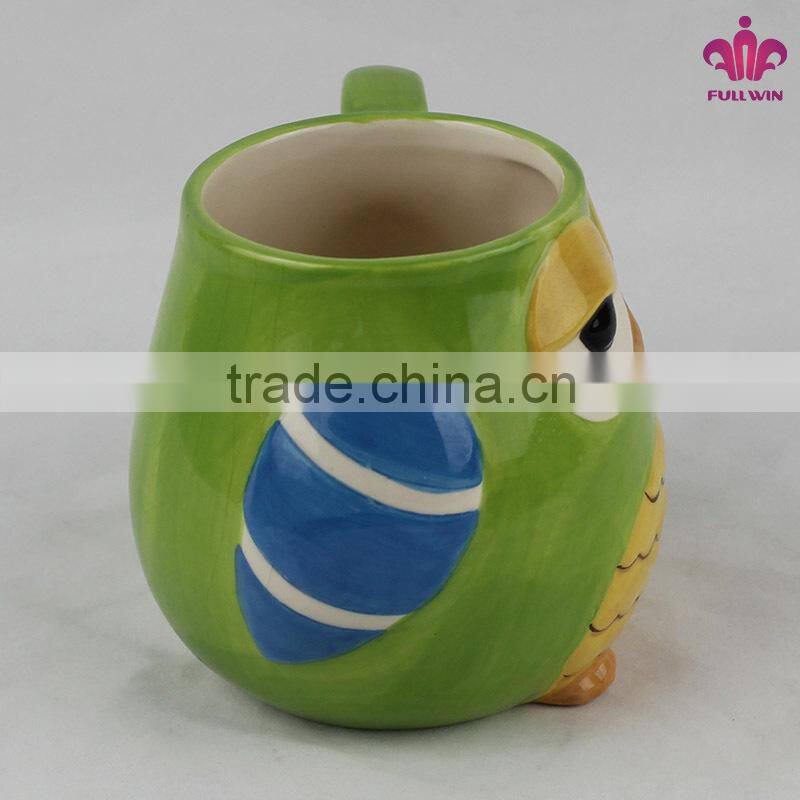 Cheap ceramic mugs with owl design