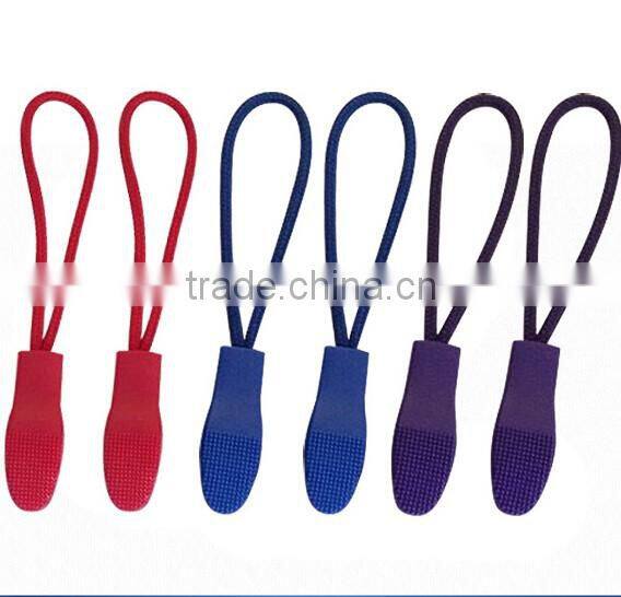 Plastic Elastic Zipper Puller for Bags