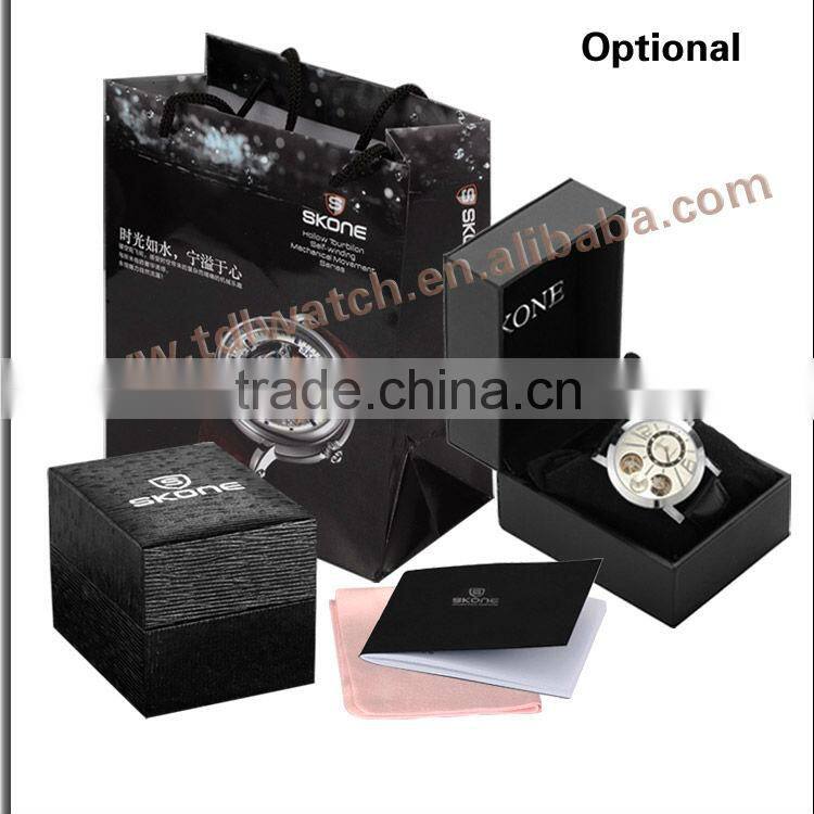 Automatic Mechanical Genuine Leather Luxury Men Hand Watch