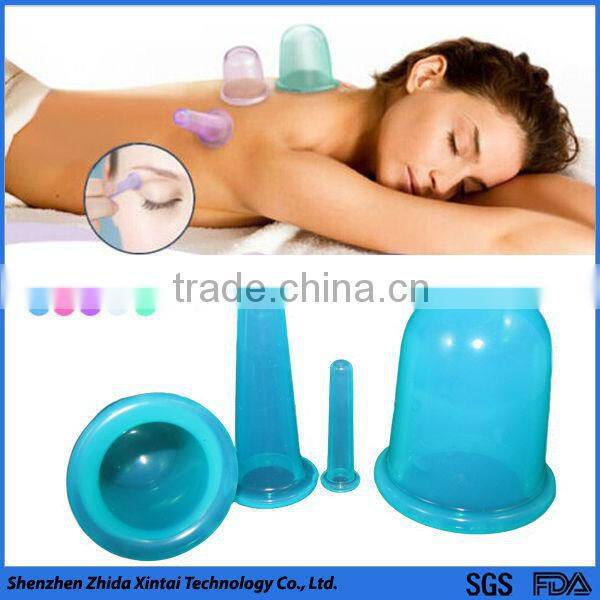 Anti-cellulite therapy silicone massage cupping cup